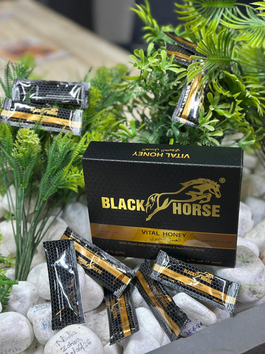BLACK HORSE™ Vital Honey – Premium Malaysian Honey | 24 Sachets