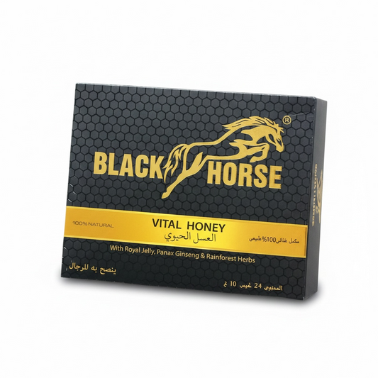 BLACK HORSE™ Vital Honey – Premium Malaysian Honey | 24 Sachets