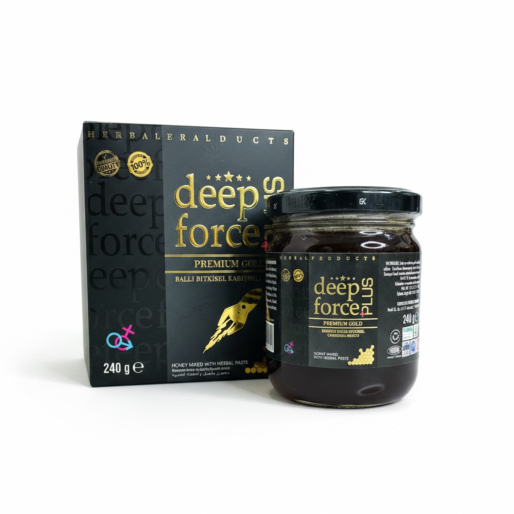 DEEP FORCE PLUS™ Turkish Premium Macun – 240g Herbal Honey